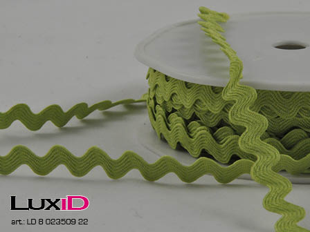 Ric Rac 22 groen 6mm x 20m